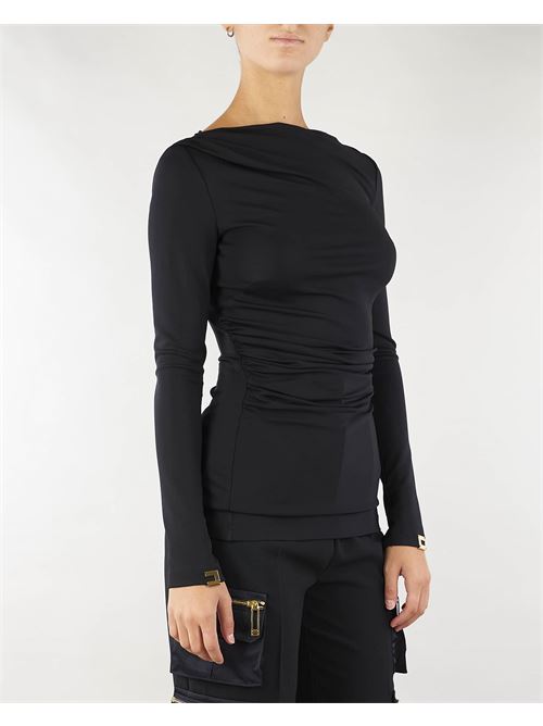 Maglia in jersey con drappeggio Elisabetta Franchi ELISABETTA FRANCHI | Maglia | MD00547E2110